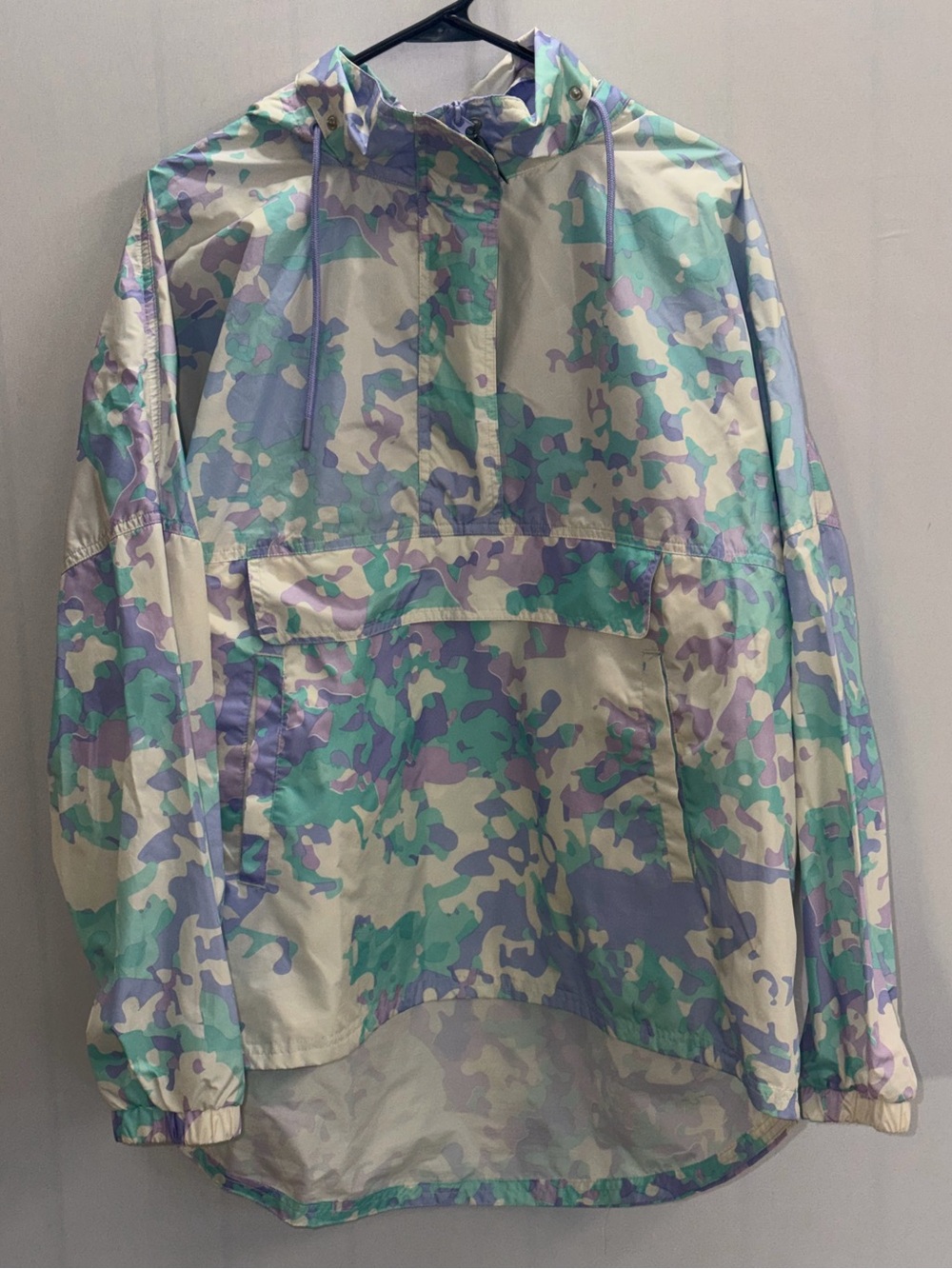 Lauren James Pastel Camo Anorak Jacket - Mint, Lavender, Cream